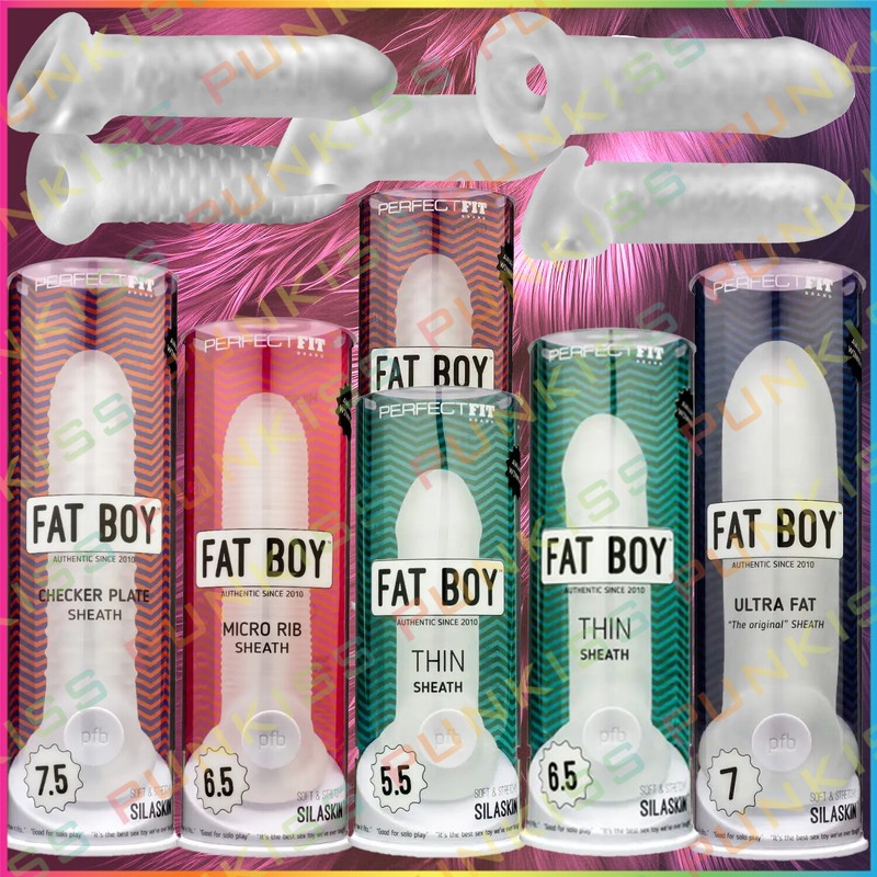 Perfect Fit FAT BOY Sheath Realistic Penis Extender💋Cock Sleeve Girth Enlarger gallery