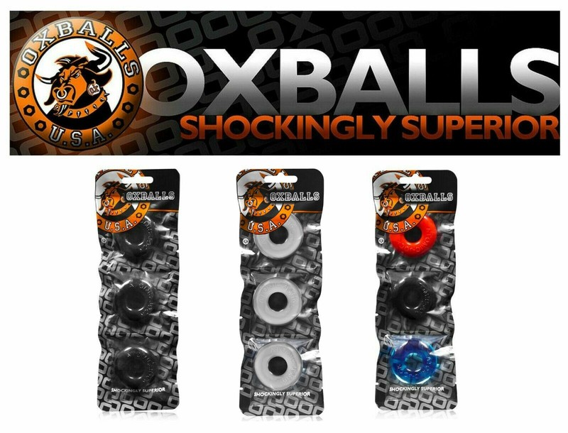 New Oxballs Ringer Thick Super Soft Stretchy Penis Dick Male Jock Ring 3 Pack