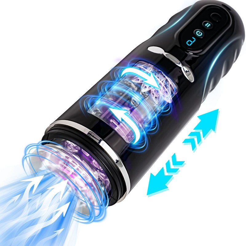 3in1 Automatic Male Masturbaters Cup HandsFree Rotate Thrusting Oral Men Sex Toy gallery