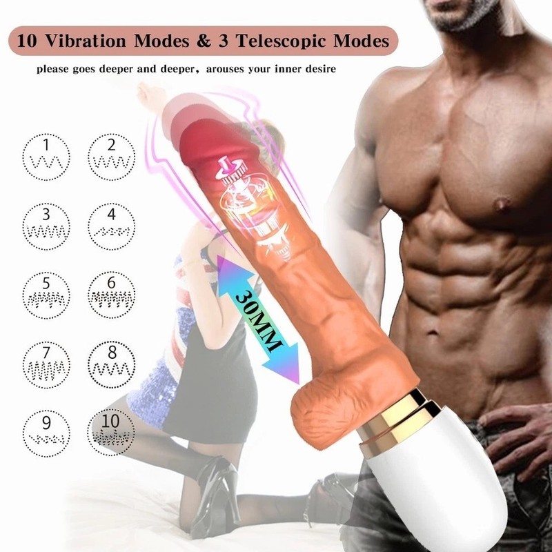 4IN1-Telescopic-Thrusting-Heating-Vibrator-Dildo-for-Women-Massage-Adult-Sex-Toy gallery