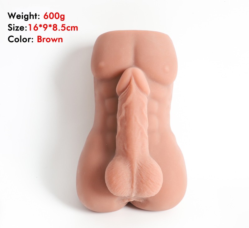 Sex Dildo Doll Male Body Torso for Men Gay G-spot 3D Realistic Big Penis Sex Toy gallery