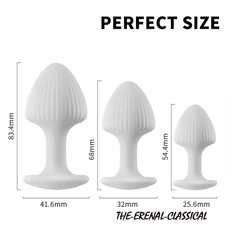 Silicone Anal Beads Plug Smooth Butt Soft Dildo Anus dilator massage Sex Toys gallery