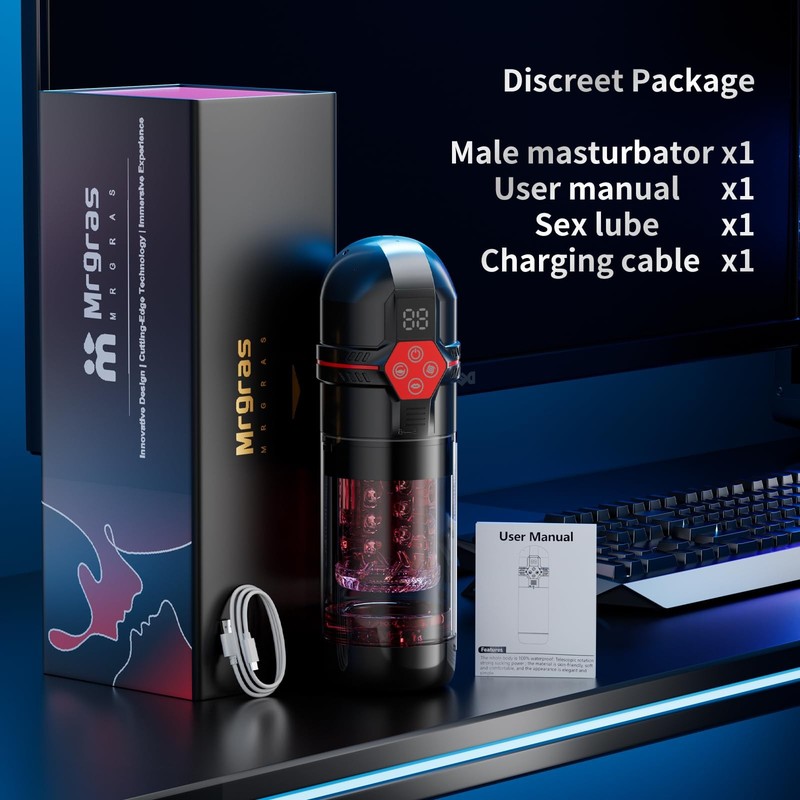 Mrgras Male Masturbator Penis Pump Male Sex Toys for Men with Upgrade 12 S V... gallery