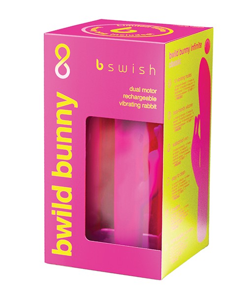 Compact Bunny Vibe Travel Size Discreet Couples Vibrator 4&Prime; B Swish