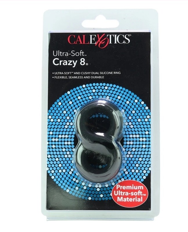 Premium CalExotics 🍆 Crazy 8 Cock Ring Male Balls Support Penis Enhancer Girth