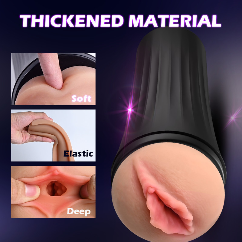 Male Masturbaters Realistic Vagina Pocket Pussy Cock Sex Toys for Men Adult gallery