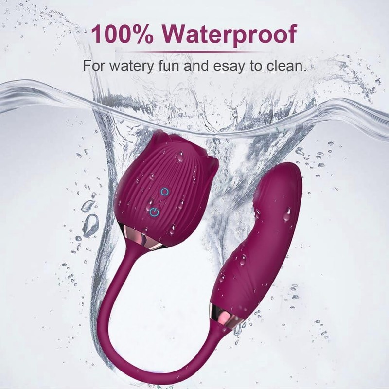 10-speed Rose Vibrator G-spot Dildo Clitoral Sucking For Women Sex Toys Silicone gallery