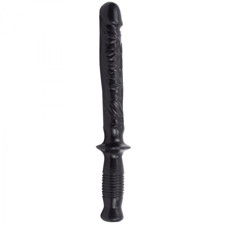 The Manhandler- Black F*ck Rod Dildo Anal Baton Sex Toy 14.5 Inch Doc Johnson gallery