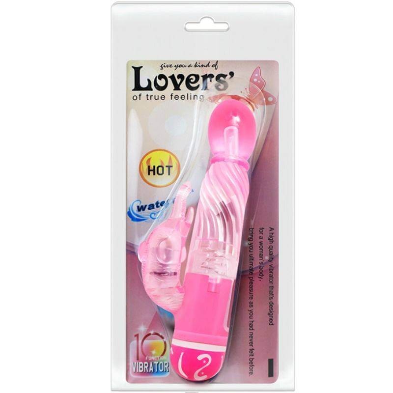 Dance Lovers - Rabbit Vibrator with Rounded Glans 10 Speed Pink gallery