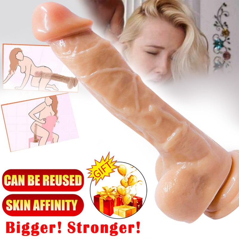 New Silicone Realistic Huge Dildo Suction Cup Anal Vagina Sex Toy-for Women-Men gallery
