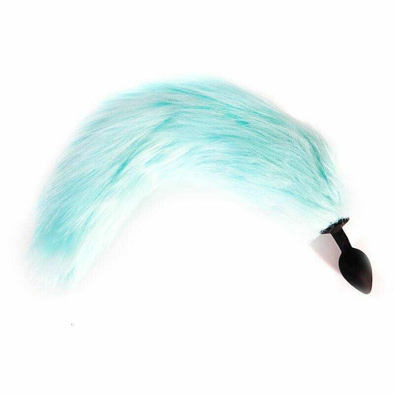 LED Fox Tail Butt Plug Anal Plug Fluffy Fantasy Cosplay Flirting Tool gallery