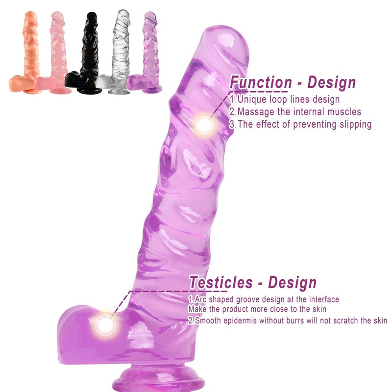 Anal Butt Plug Penis Dildo Suction Cup Vaginal Masturbator Sex Toy for Women Men gallery