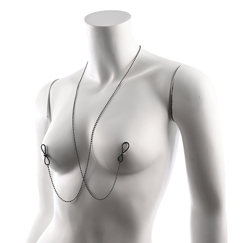 SS S&M Ex's & Oh's Body Jewelry NippTies - Sensual Nipple Decoration gallery