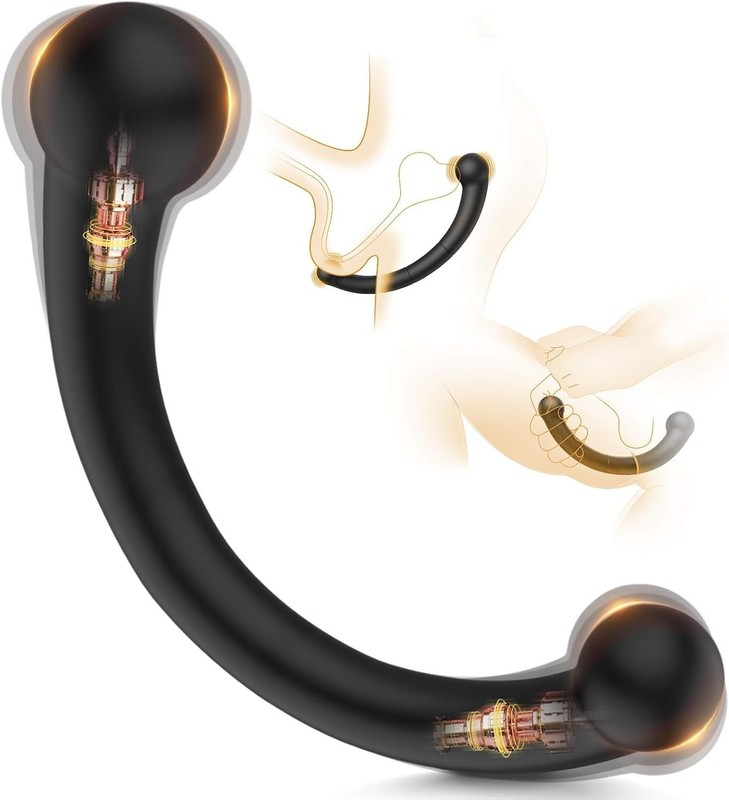 Vibrating Prostate Massager Stick, Butt Plug Adult Anal Toys Male Sex Toys for M