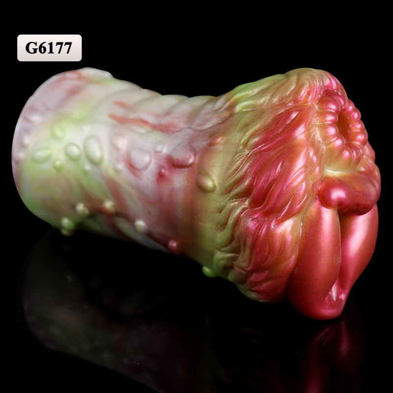 Fantasy Masturbator Cup Silicone Sex Toy for Men Anal Dual Tunnel Penis Massager