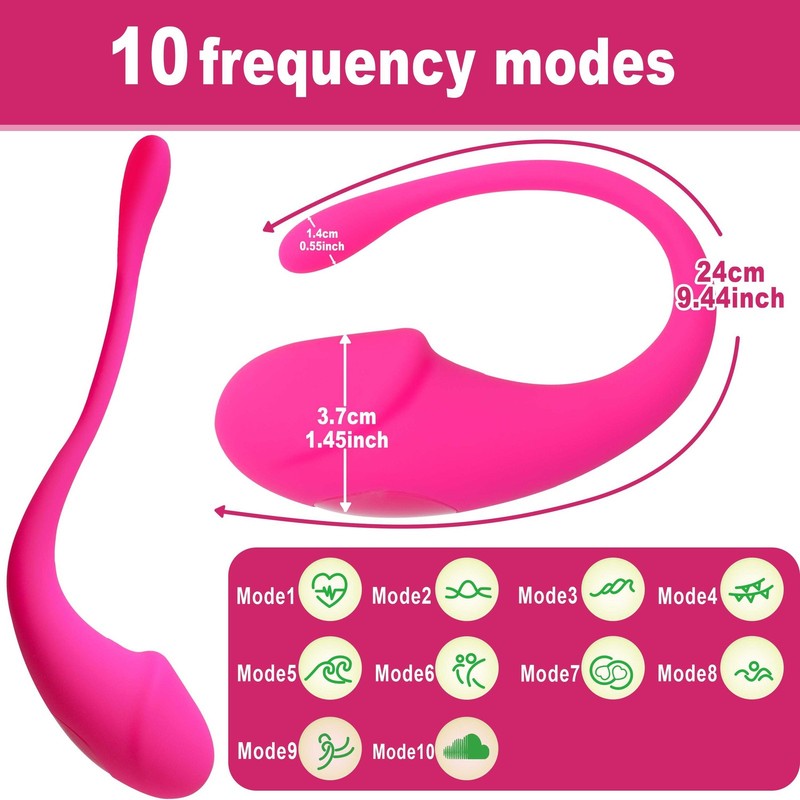 Wearable Vibrator G-Spot Dildo Bullet Egg Clit Massage APP Control Sex Toy Women gallery