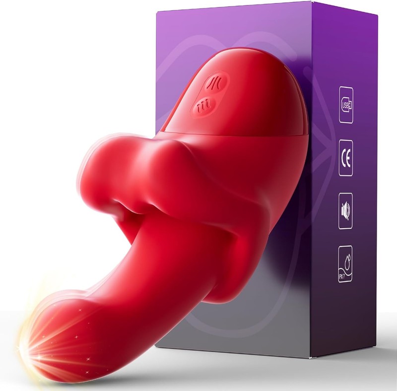 Sex Toys for Women, Oral Tongue Vibrator with 9 Vibration & 9 Licking Modes, G S