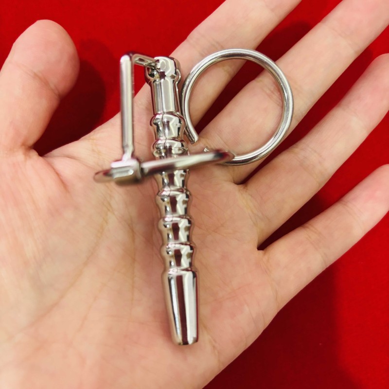 Male Stainless Penis Plug Urethral Sounding Dilator Hollow Rods Penis Stretcher gallery
