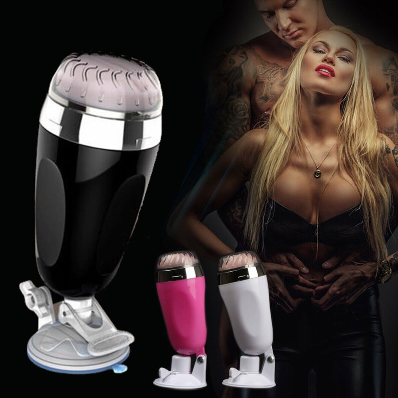 Vibrating-Male-Masturbators-Realistic-Vagina-Pussy-Stroker-Men-Sex Toy-HandsFree