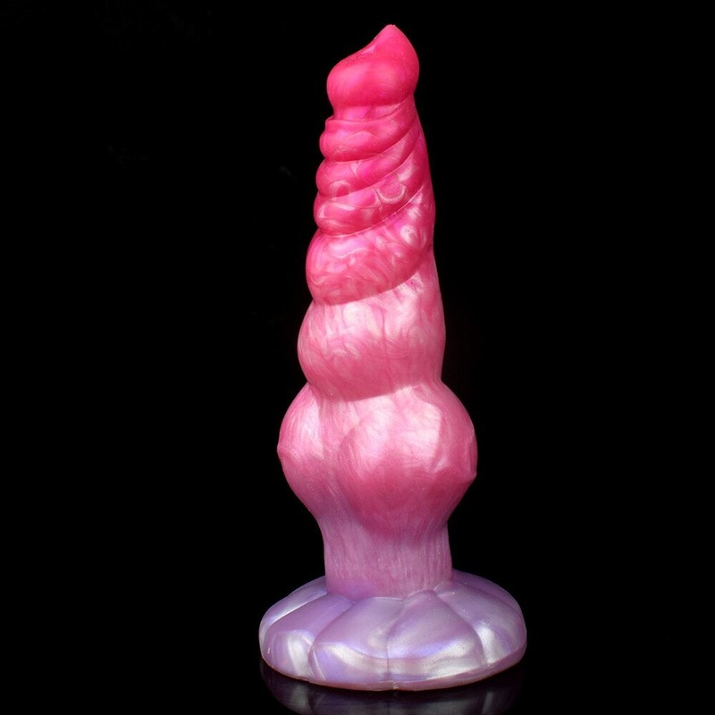 Curved Thread Knot Dildo For Woman Silicone With Suction Cup Penis Dick Sex Toys