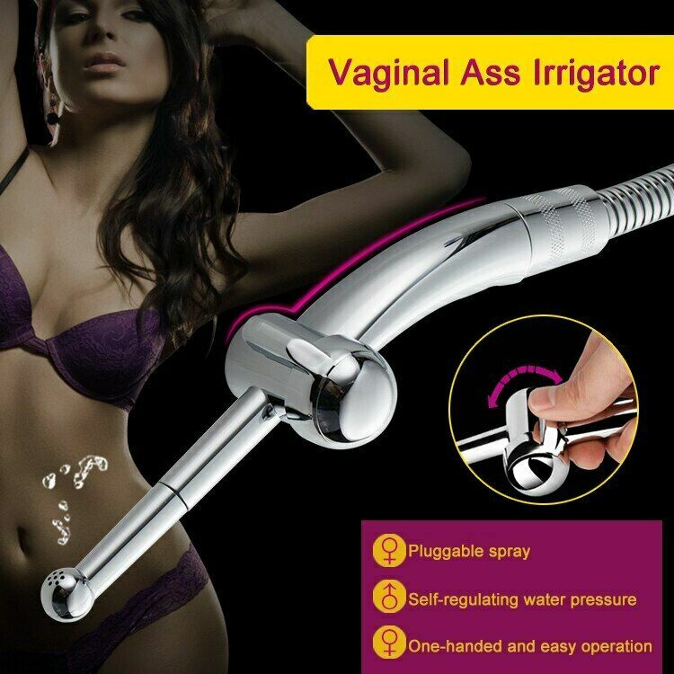 Replacement Shower Sprayer head Douche Enema Nozzle Vaginal Anal Cleaning women gallery