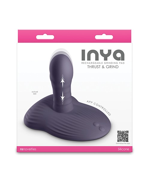 NS Novelties INYA App Controlled Thrust & Grind – Grey, Body-Safe Silicone