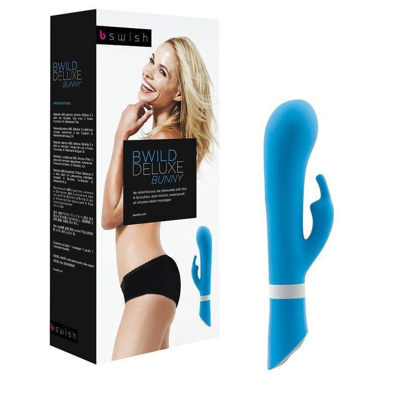 B Swish – Bwild Deluxe Bunny Blue Rabbit Vibrator