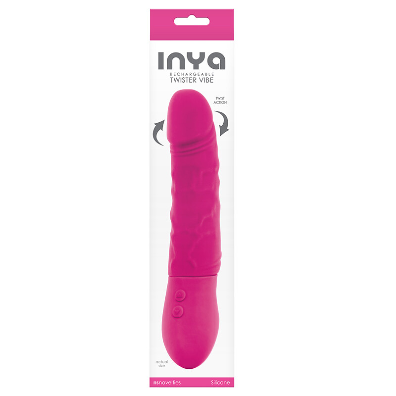 INYA – Twister Vibrating Dildo Massager Silicone Rechargeable Dong Vibe