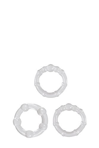 Renegade Intensity Rings Cockrings Clear 3 Each Per Pack