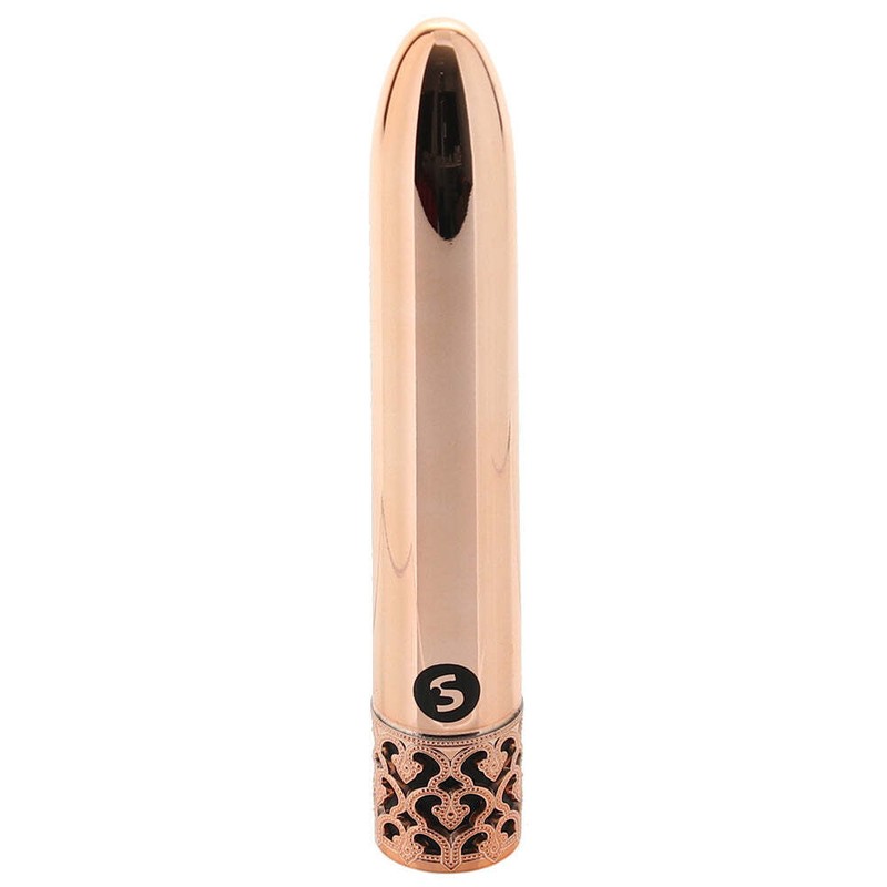 Royal Gems Shiny 10 Speed Rechargeable Bullet Vibrator Sex Toy Waterproof ABS