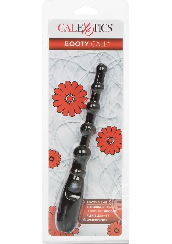 Booty Call Booty Flexer Silicone Beaded Butt Plug – Black