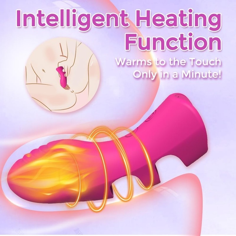 Waterproof Butterfly Vibrator for Women with Textured Design and Heating Feature gallery