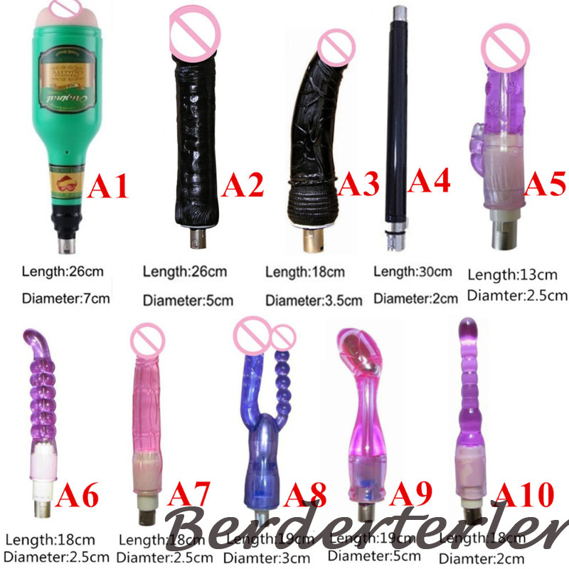 Thrusting Sex Machine Dildo Attachments 3XLR Connecter Anal Plug Penis Sex Toys