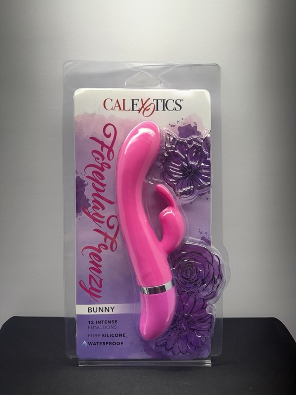 Cal Exotics Foreplay Frenzy Bunny Vibe Pink – Silicone Clitoral G-Spot Vibrator