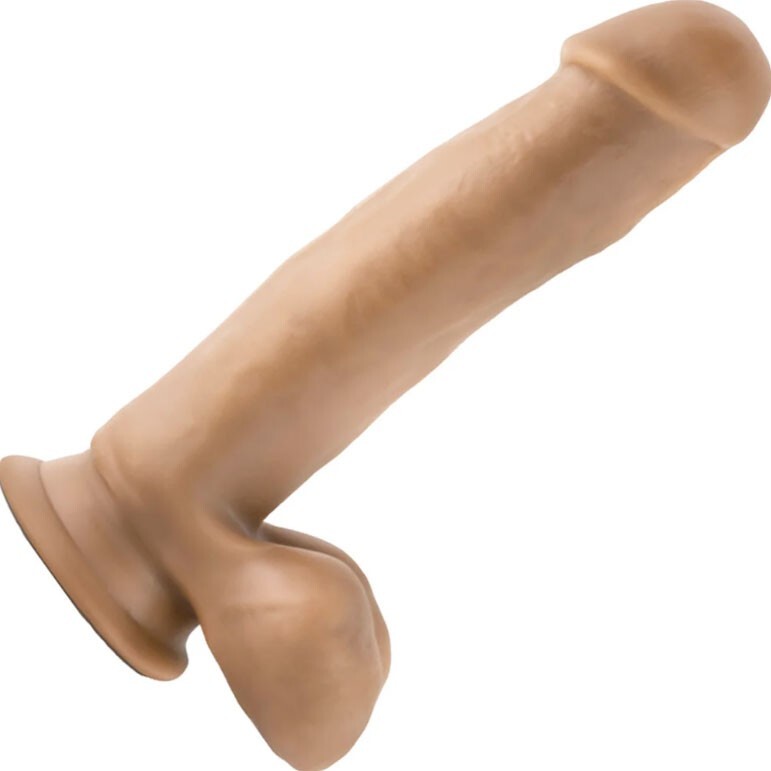Dildo Dr. Mark 7&Prime; Tan Anal Vaginal Realistic Dong w Balls