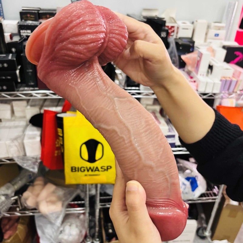 Huge Dildo Anal Realistic G-spot Skin Feeling Penis Dong Sex Toy For Women Men gallery