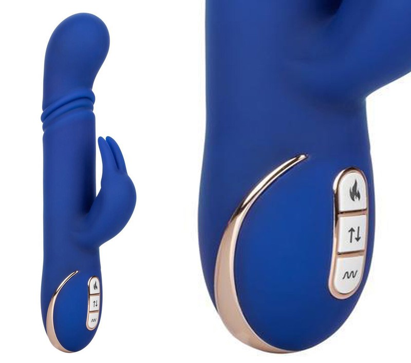 Jack Rabbit Signature Heated Luxurious Silicone Thrusting G Vibrator NEW